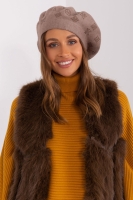 Beret Model AT-CZ-2318.26 Dark Beige - AT bej