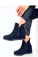 Botine cu talpa tip pana model 201402 Inello negru