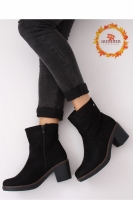 Botine cu toc model 135426 Inello negru