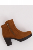 Botine cu toc model 135574 Inello maro