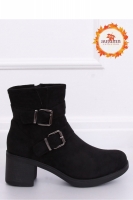 Botine cu toc model 136849 Inello negru