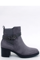 Botine cu toc model 187414 Inello gri