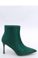 Botine cu toc model 190462 Inello verde