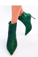 Botine cu toc model 190462 Inello verde