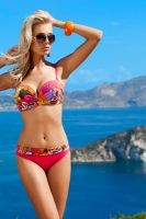 Costum de baie din doua piese model 146230 Ewlon roz