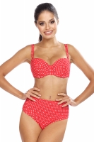 Costum de baie din doua piese model 164074 Lorin portocaliu