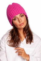 Czapka Model BK100 Pink - BE Knit roz