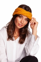 Opaska Model BK096 Honey - BE Knit galben