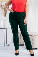 Pantaloni de marime plus model 184892 Karko verde