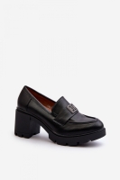 Pantofi cu toc model 195403 Step in style negru