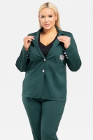 Sacou de marime plus model 195030 Karko verde