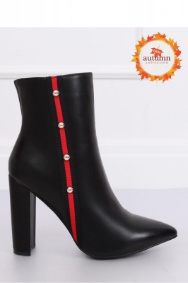 Botine cu toc model 134239 Inello negru