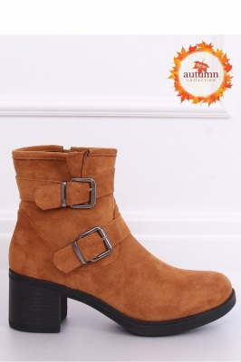 Botine cu toc model 136848 Inello maro