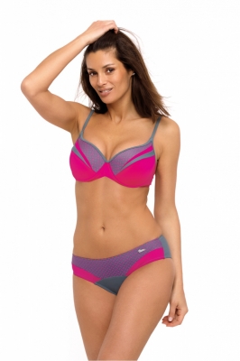 Costum de baie din doua piese model 129758 Marko roz