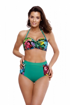 Costum de baie din doua piese model 132807 Marko verde