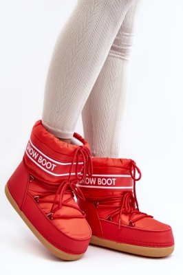 Moon boots model 189865 Step in style rosu