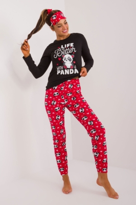 Pijama model 198634 Factory Price negru