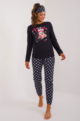 Pijama model 198648 Factory Price negru