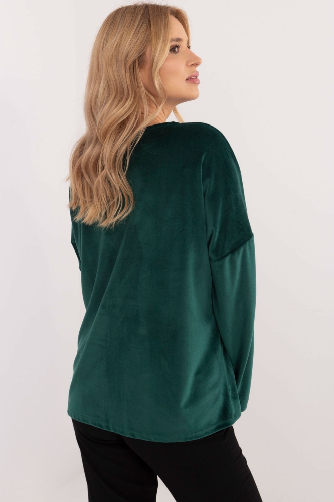 Bluza model 202027 Italy Moda verde