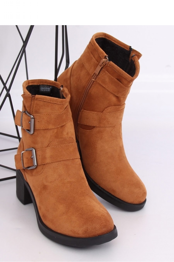 Botine cu toc model 136848 Inello maro