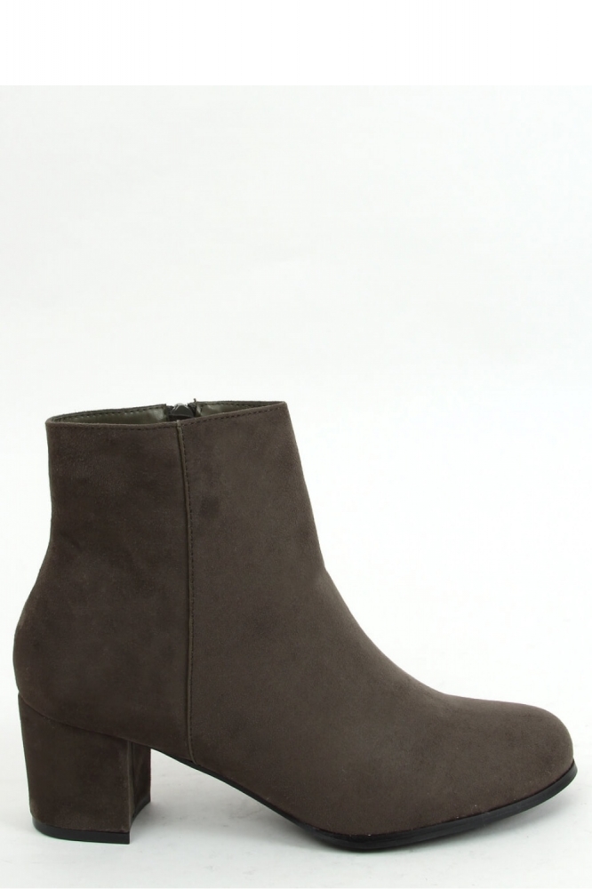 Botine cu toc model 158561 Inello verde