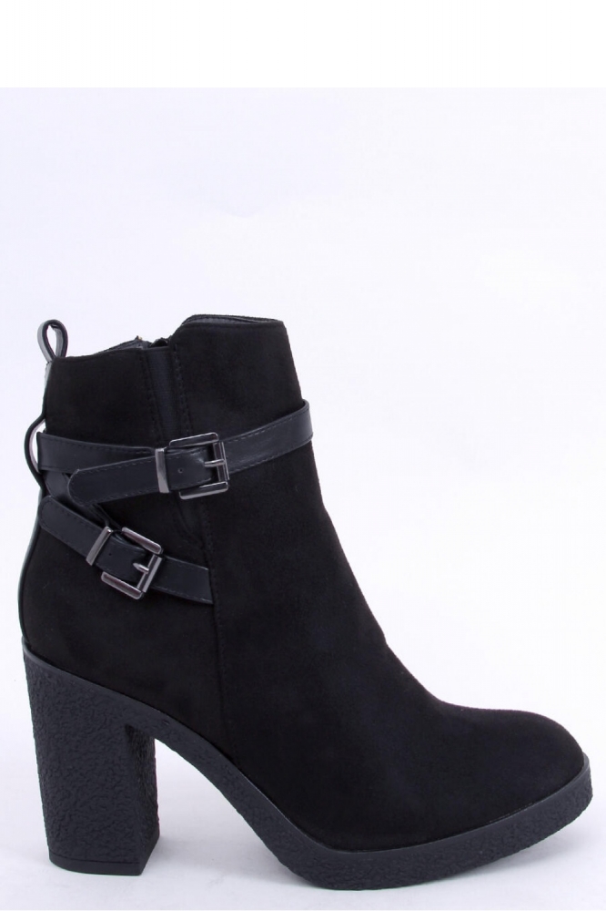 Botine cu toc model 172292 Inello negru