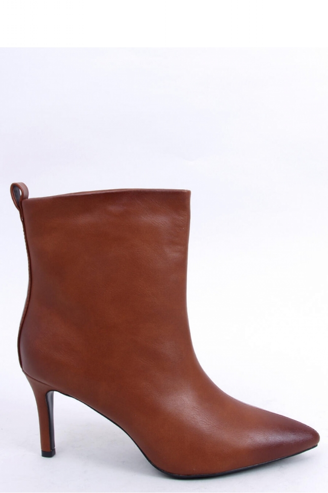 Botine cu toc model 174257 Inello maro