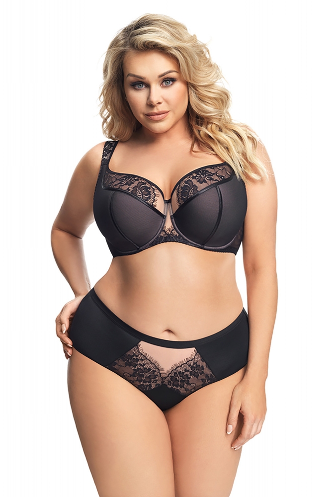 Chiloti model 158876 Gorsenia Lingerie negru