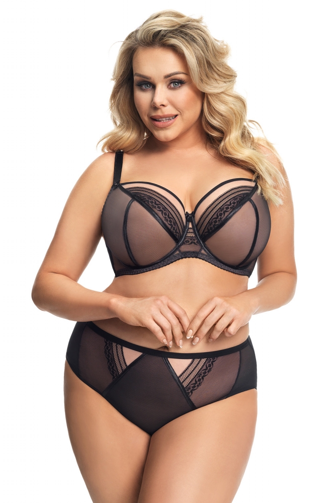 Chiloti model 161784 Gorsenia Lingerie negru