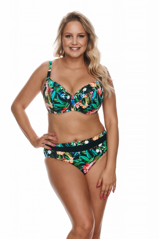 Costum de baie tanga model 164510 Lupo Line multicolor