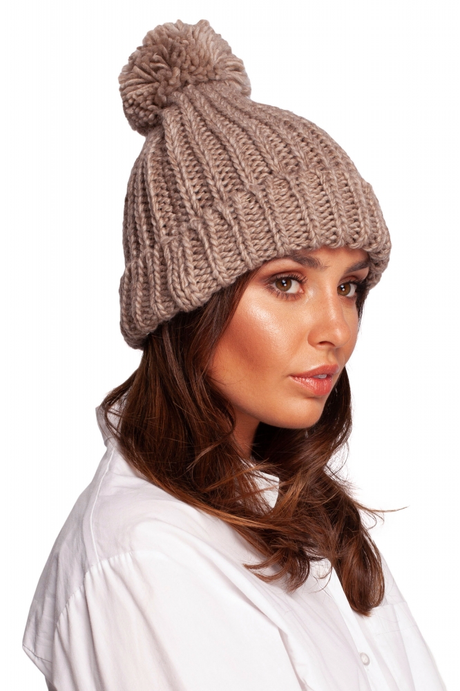 Czapka Model BK101 Beige - BE Knit bej