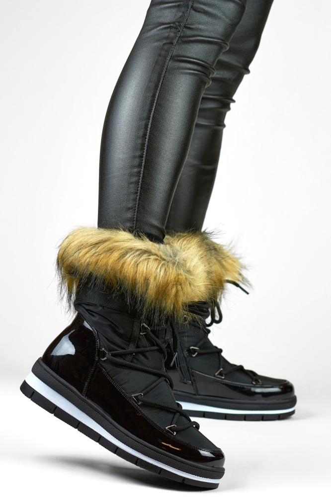 Moon boots model 191278 PRIMO negru