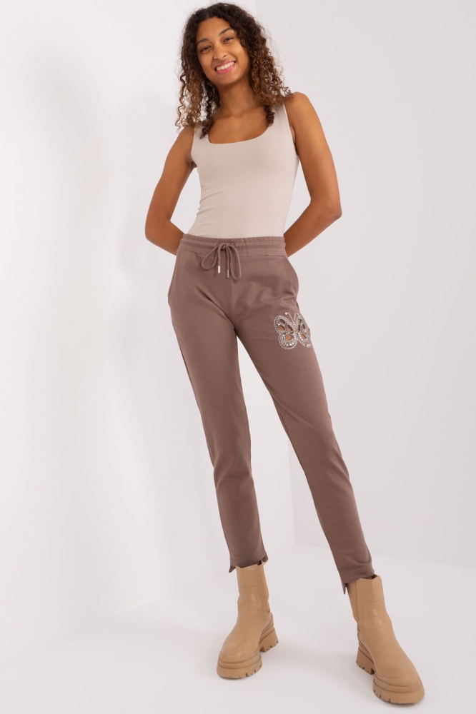 Pantaloni de trening model 191217 Relevance maro