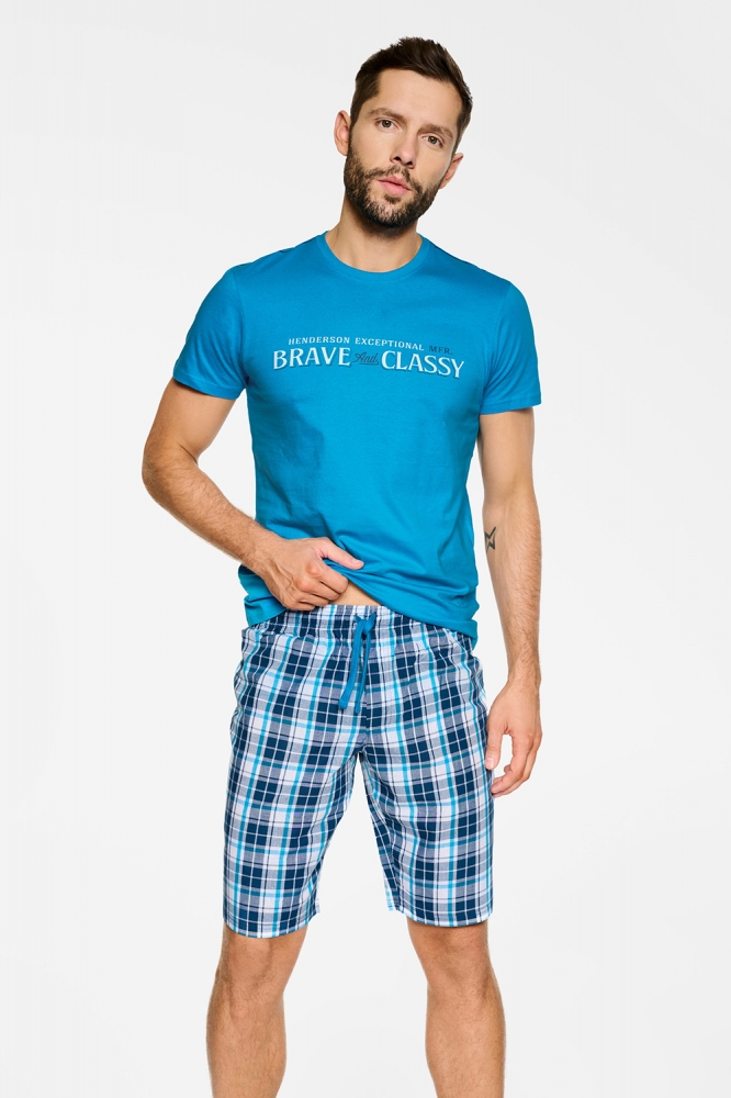 Pijama model 162744 Henderson albastru