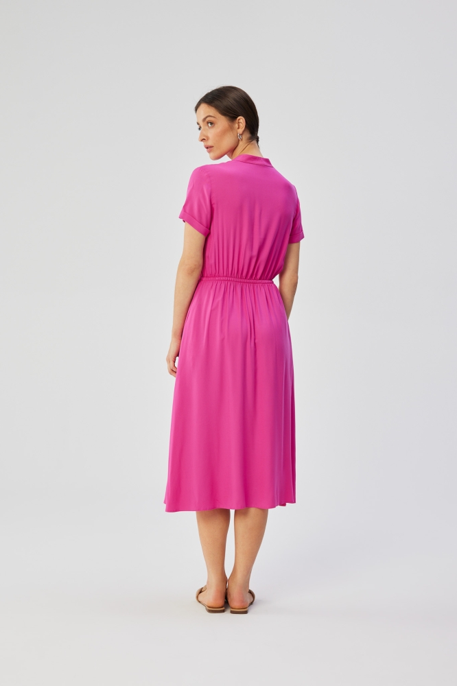 Rochie de zi model 193415 Stylove roz